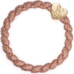 By Eloise London Gold Heart Woven цвят Rosé