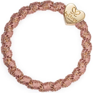 By Eloise London Gold Heart Woven цвят Rosé