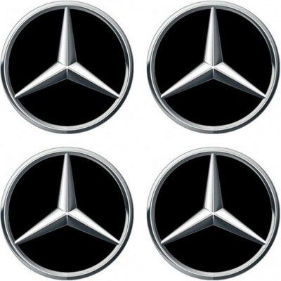 Samolepky živicové 3D MERCEDES 4ks AutoZulu