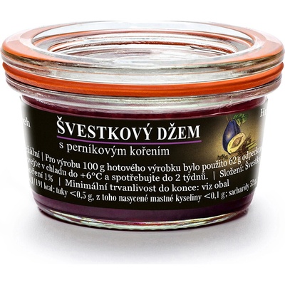 Via Delicia Švestkový džem s perníkovým kořením 70g