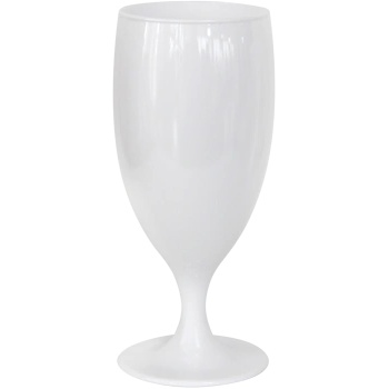 RK-PREMIUM WHITE-Чаша за бира на столче 360ml. Ø7.2xh17.5cm PC БЯЛА (PM. G36) (0151650)