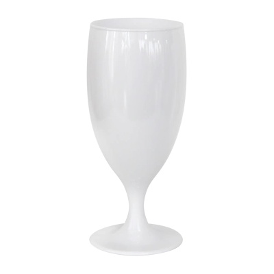 RK-PREMIUM WHITE-Чаша за бира на столче 360ml. Ø7.2xh17.5cm PC БЯЛА (PM. G36) (0151650)