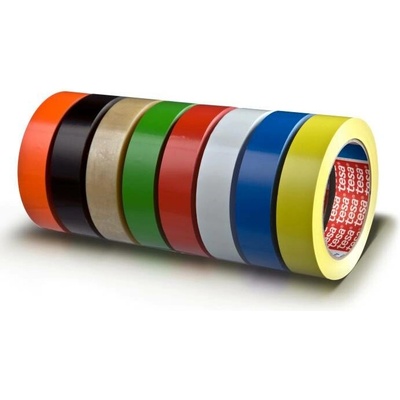 Tesa 60404 4104 PVC prémiová páska 66 m x 19 mm červená