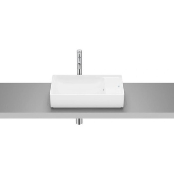 Roca Умивалник за монтаж върху плот, бял, матиран, Ona (A32768C620)