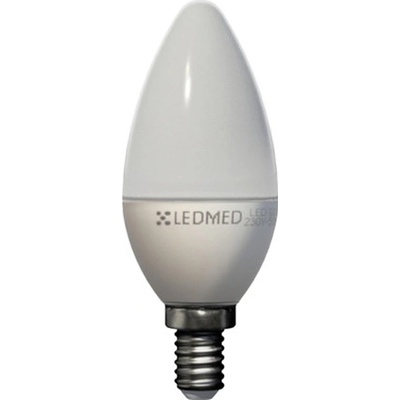 LEDMED žárovka LED 5W-40 E14 4000K 160° svíčka
