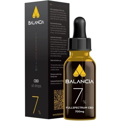 Balancia CBD olej 7 % 10 ml