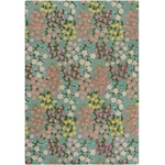 Flair Rugs Ръчно изработен вълнен килим в цвят мента 120x170 cm Emilia Floral - Flair Rugs (503119380025)
