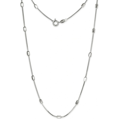 SilveAmo Stříbrný řetízek lanko se soudky 252R245