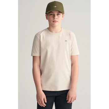 Gant Shield Ss T-shirt hnedá