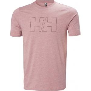 Helly Hansen Мъжко синтетично термобельо Helly Hansen Tech Logo T-Shirt Synthetic base layer - Wildberry (014-2513-0211)