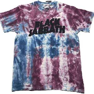 Black Sabbath Wavy Logo Wash Collection Blue & Red XL Риза (BSTS59MDD04)