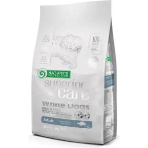 Nature's Protection Nature`s Protection White Dogs Grain Free White Fish Large Breeds 10kg