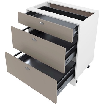 ИРИМ Долен кухненски шкаф Сити БФ-Капучино мат-11-55 80 см