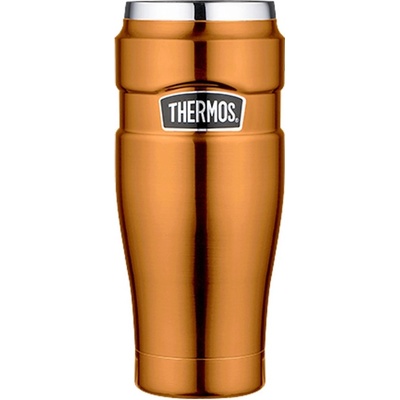 Thermos Style vodotěsný termohrnek s otočným uzávěrem 470 ml měděná
