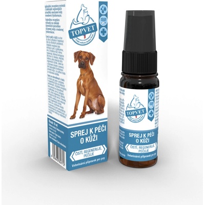 Topvet Sprej k péči o kůži pro psy 10 ml