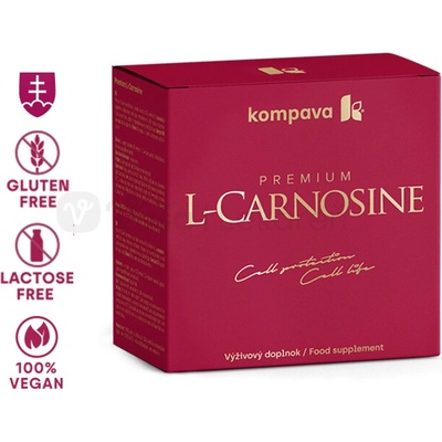 Kompava Premium L-Carnosine + Darček 1 set 60 kapsúl + acido fit 10 tabliet