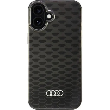 Audi IML Stitching Pattern MagSafe iPhone 16 Plus 6.7" черен/черен твърд калъф AU-IMLMIP16M-Q5/D3-BK (6955250227780)