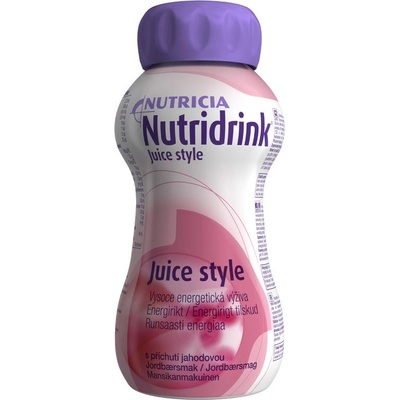 NUTRIDRINK JUICE STYLE S PŘÍCHUTÍ JAHODOVOU POR SOL 4X200ML