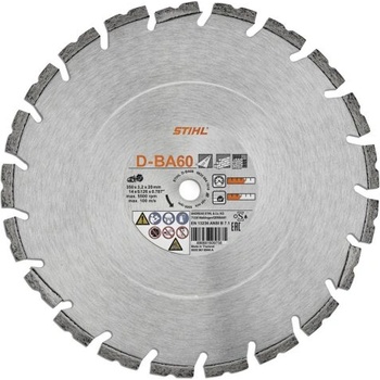 STIHL Диамантен диск за бетон и асфалт Stihl D-BA60, диаметър 350 мм (08350947010)