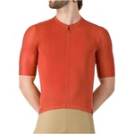 Castelli Мъжка фланелка с къс ръкав за колоездене Castelli Espresso 2 Jersey Cycling jersey - Paprika (056-3889-0712)