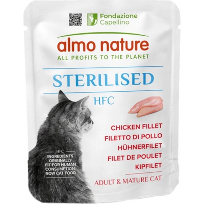 Almo Nature HFC Sterilised Kuřecí filet 6 x 50 g