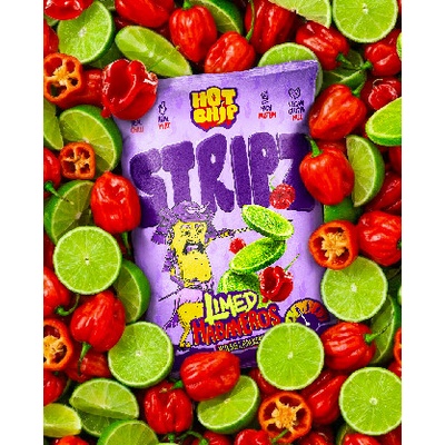 HOT CHIP Strips Limed Habaneros 80 g