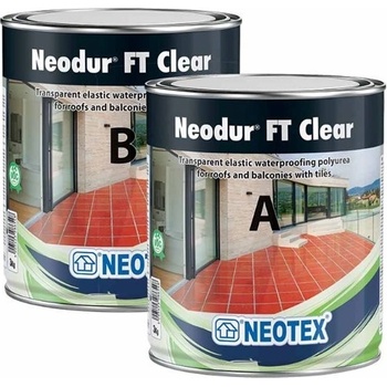 Neodur FT Clear - polymočovinová hydroizolácia na keramickú dlažbu: 2 kg Transparent