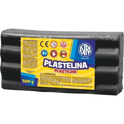 Astra Plastelína 500g Čierna