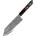 HARAHU Дамаски кухненски нож ZA-37443 - Cleaver / Черен / Червен KP37443