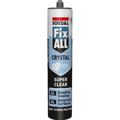 Soudal Fix All Crystal - hибрид-полимерно лепило-уплътнител (5780)