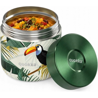 Quokka Nerezová dóza na jídlo Whim tropical 360 ml
