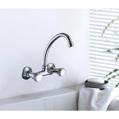 Inter Ceramic Стенен смесител за кухня КУИК, Inter Ceramic, 5015873C M7119 (5015873 7119)