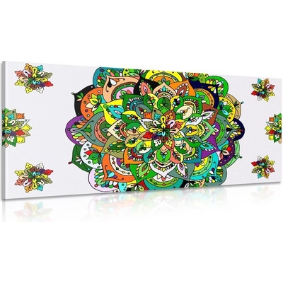 Obraz zelená Mandala