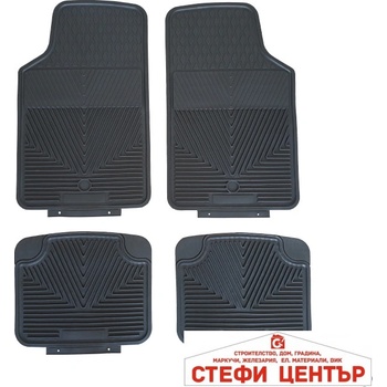 Paolo Гумени стелки универсални черни 3007 4бр. /к-т (51770)