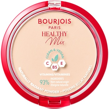 Bourjois Healthy Mix Матираща пудра Clean & Vegan, 001 Ivory, 10 g