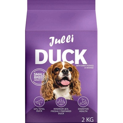 Julli Dog Grain Free Adult Small rich in fresh Duck & Potato 2 kg