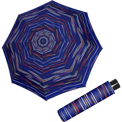Doppler Mini Fiber desert Blueness dámský skládací deštník modrý