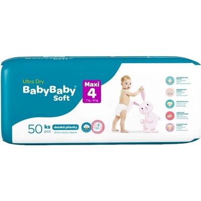 Babybaby Soft Standard Maxi 7-18 kg 50 ks