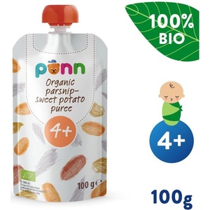 Salvest Ponn BIO Пюре от пащърнак и сладки картофи (100 г) (79300)