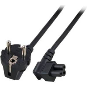 ACT Захранващ кабел ACT AK5409, Schuko CEE 7/7 към IEC C5, 1m, черен (AK5409)