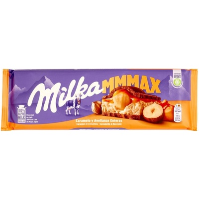 Milka Mmmax karamelovo-orechová čokoláda 300 g
