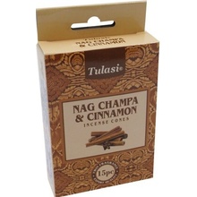 Tulasi Nag Champa Cinnamon indické vonné františky 15 ks