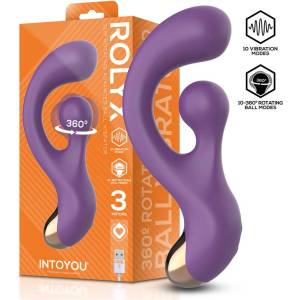 INTOYOU Rolyx 360 Rotating Advanced Ball Vibrator Purple