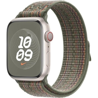 Apple Watch 45mm Sequoia/Orange Nike Sport Loop MTL63ZM/A