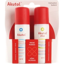 Akutol spray + Akutol Stop spray Duopack 2 x 60 ml