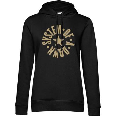 HYBRIS дамски суичър System Of A Down - Circle Star Logo - Black - HYBRIS - WMX-57-SOAD007-BK