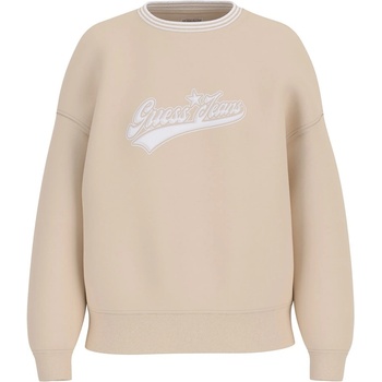 GUESS Блуза Guess Women's Star Cotton Crew Sweatshirt - Biscotti