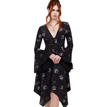 KILLSTAR дамска рокля KILLSTAR - Autumna's Night - Black/Multi - KSRA014555