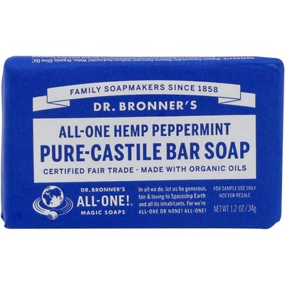 Dr. Bronner´s tuhé mýdlo Peppermint 140 g