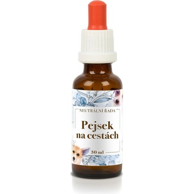 Bachovy kapky pro psy kapky Pejsek na cestách 30 ml